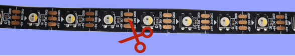 內置SK6812 5050RGBW 60燈 5V 單點單控三線路(圖10)